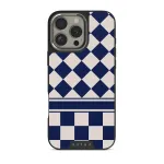 Check & Mate - iPhone 16 Pro Case, Elite Dark (MagSafe) / Silver