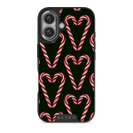 Candy Lane - iPhone 16 Plus Case, Elite Dark (MagSafe) / Silver