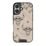 Taurus - iPhone 16 Plus Case, Elite Dark (MagSafe) / Silver / Nude