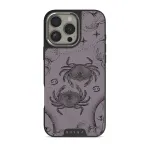 Cancer - iPhone 16 Pro Case, Elite Dark (MagSafe) / Silver / Purple