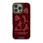Inner Demons - iPhone 16 Pro Max Case, Elite Dark (MagSafe) / Gold