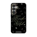 Book Club - Samsung Galaxy S25 Case, Elite Dark (Magnetic) / Gold