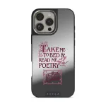 Read Me - iPhone 16 Pro Max Case, Elite Mirror Dark (MagSafe) / Silver