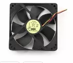 Gembird FANCASE3/BALL Arvuti jahutuss&uuml;steem arvuti korpusele Ventilaator 12 cm Must