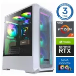 INTOP AQUA Ryzen 7 8700F 32GB DDR5 2TB SSD M.2 NVME+2TB RTX5060 8GB no-OS