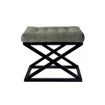 Pouf, Hanah Home, Capraz, must Roheline, 50 x 42 x 40