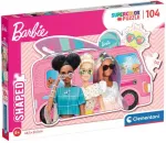 Clementoni Puzzle 104el shaped Barbie 27162