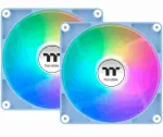 "120mm Thermaltake CT120 Reverse ARGB Sync PC Cooling Fan Hydrangea Blue 2 Pack"
