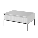 Kohvilaud TREND TR9BIC-V2, valge/must
