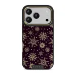 Sleeping Beauty - Snowflakes iPhone 17 Pro Case, Elite Dark (MagSafe) / Gold