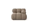 Velvet Modul Right, "Bellis", 1 Seat, 94x94x70 Made in Europe