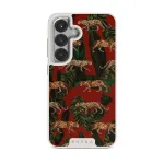 Morning Commute - Designer Samsung Galaxy S25 Plus Case, Elite Light (Magnetic) / Silver