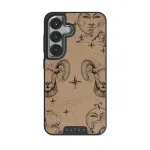 Aries - Samsung Galaxy S25 Plus Case, Elite Dark (Magnetic) / Silver / Beige