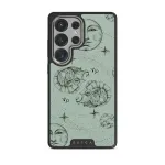 Capricorn - Samsung Galaxy S25 Ultra Case, Elite Dark (Magnetic) / Silver / Turquoise