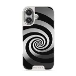 Rabbit Hole - iPhone 16 Case, Elite Mirror Light (MagSafe) / Silver