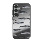 Del Mar - Samsung Galaxy S25 Plus Case, Elite Mirror Dark (Magnetic) / Silver