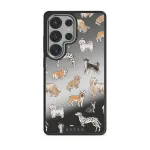 Playground - Samsung Galaxy S25 Ultra Case, Elite Mirror Dark (Magnetic) / Silver