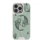 Pisces - iPhone 16 Pro Max Case, Elite Light (MagSafe) / Silver / Turquoise