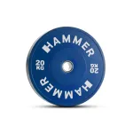Raskusketas HAMMER Bumper Plate, Blue, 50mm, 20 kg
