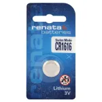 Patarei &ndash; Renata CR1616 liitium-nupupatarei, 1 tk.