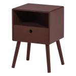OZZY NIGHTSTAND MDF BURGUNDY RED [fsc]