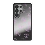 Girl Dinner - Samsung Galaxy S25 Ultra Case, Elite Mirror Dark (Magnetic) / Silver