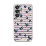 Blueberry Muffin - Samsung Galaxy S25 Case, Elite Light (Magnetic) / Silver