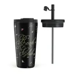 Book Club - Travel Mug, 500 ml / Flap & Straw Set