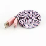 Sbox USB-- Micro USB 2.0 M/M 1m v&auml;rviline mull, roos USB-103CF-P