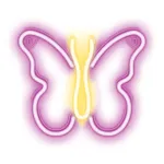 Neolia Butterfly dekoratiivne LED-neonvalgusti
