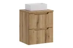 50 cm m&ouml;&ouml;blikomplekt koos lauaplaadi ja lauaplaadile paigaldatava valamuga &bdquo;Gaja&ldquo; SET-NOCE B OAK 50CM S UN GAJA