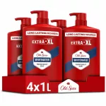 Old Spice Whitewater Meeste Du&scaron;igeel Ja &Scaron;ampoon, 4x1000 ml