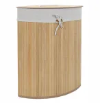 &bdquo;Gockowiak&ldquo; pesukott. Nurgeline pesukott kaanega, bambusest, 60 l