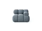 Velvet Modul Right, "Bellis", 1 Seat, 94x94x70 Made in Europe