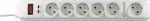 Power strip 6 sockets 3 m white