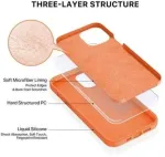 &bdquo;Pehme silikoonist &bdquo;iPhone 13 mini&ldquo; kate&ldquo; Punane