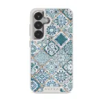 Tropical Oasis - Ornament Samsung Galaxy S25 Plus Case, Elite Light (Magnetic) / Silver
