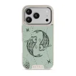 Pisces - iPhone 17 Pro Case, Elite Light (MagSafe) / Silver / Turquoise