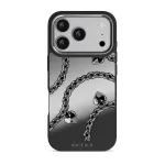Cold Heart - iPhone 17 Pro Case, Elite Mirror Dark (MagSafe) / Silver