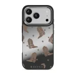Howdy - iPhone 17 Pro Case, Elite Mirror Dark (MagSafe) / Silver
