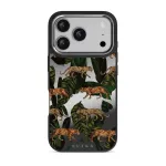 Morning Commute - Designer iPhone 17 Pro Case, Elite Mirror Dark (MagSafe) / Silver