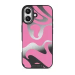 Ride The Wave - iPhone 17 Case, Elite Mirror Dark (MagSafe) / Silver
