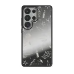 Essentials - Samsung Galaxy S25 Ultra Case, Elite Mirror Dark (Magnetic) / Silver