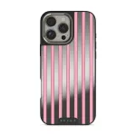 Strawberry Jam - iPhone 16 Pro Case, Elite Mirror Dark (MagSafe) / Silver