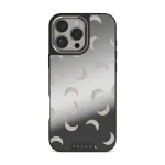 Moonstone - iPhone 16 Pro Case, Elite Mirror Dark (MagSafe) / Silver