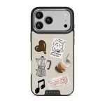 Oat Milk Please - iPhone 17 Pro Max Case, Elite Dark (MagSafe) / Silver
