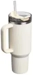 The Quencher H2.0 Fluted Tumbler 1.18L Beige