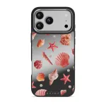 Seashells - iPhone 17 Pro Max Case, Elite Mirror Dark (MagSafe) / Silver