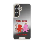 Like Home - Samsung Galaxy S25 Case, Elite Mirror Light (Magnetic) / Gold