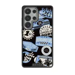 Finish Line - Samsung Galaxy S25 Ultra Case, Elite Dark (Magnetic) / Silver